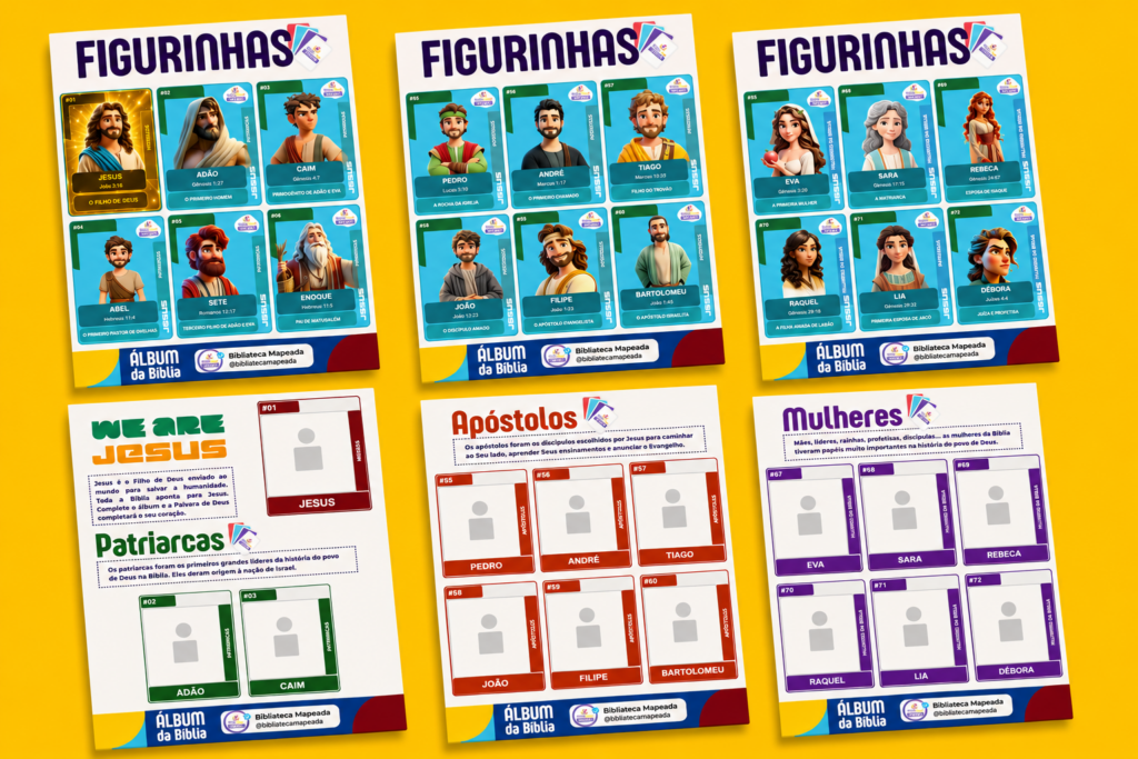 Figurinhas do Álbum da Bíblia